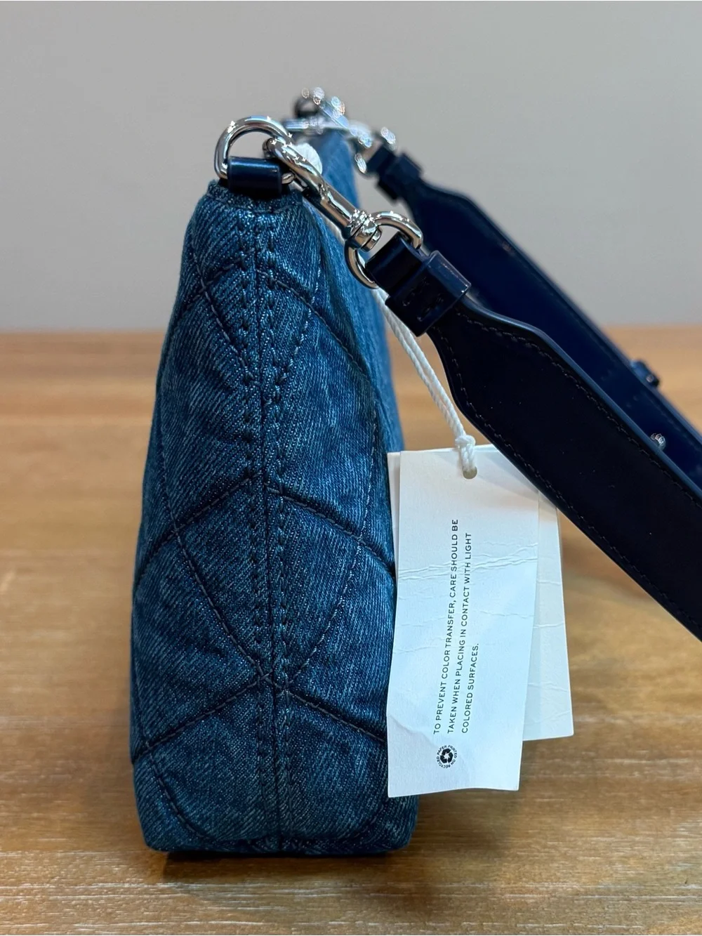 Tory Burch Willa Denim Quilted Shoulder Bag